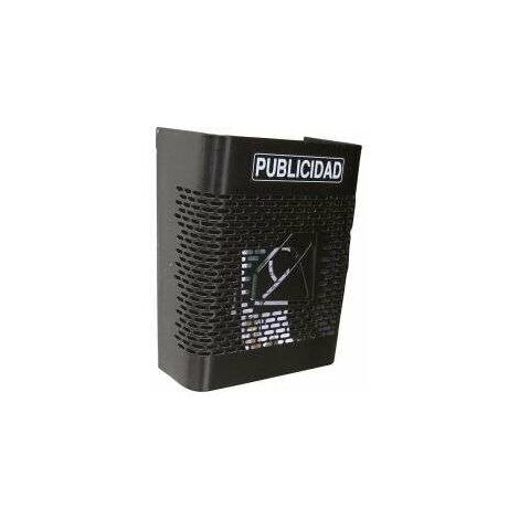 BTV Cesta para publicidad 241 vertical pequeña color negro 240x300x130mm 00241 (1/2)