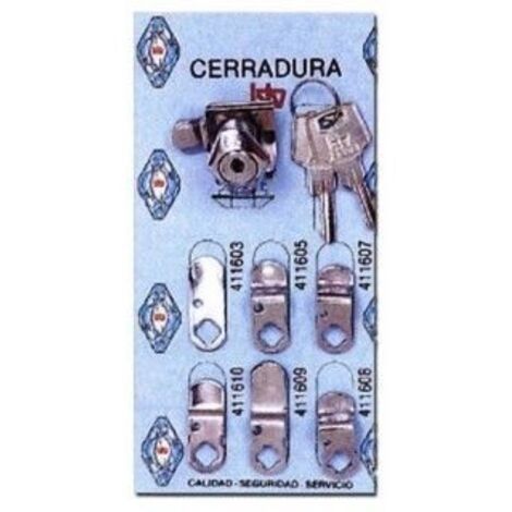 BTV CERRADURA BUZON KIT OVAL LATON CARTERO 60011