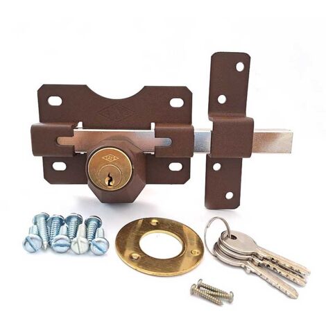 CAYS CERROJO A2P MEDIO LLAVE LLAVE BOMBILLO 90 PINTADO