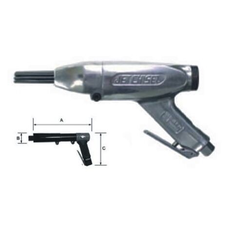 LARWIND MARTILLO AGUJAS PISTOLA N-JECX24 3180 MM 4000 G/M.JET-CHISEL NITTO KOHKI