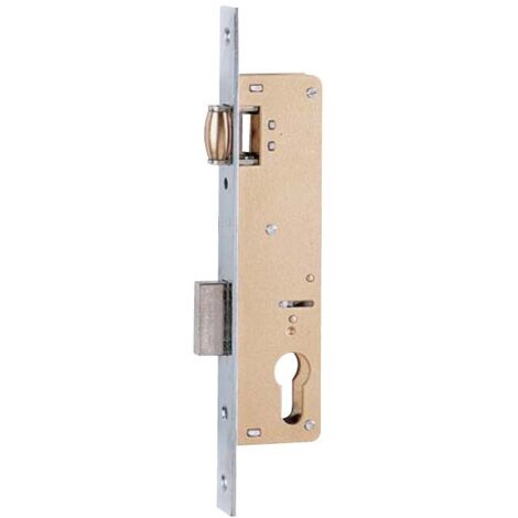 ISEO CERRADURA 743 20 85 EMBUTIR METAL RODILLO/PALETON FRENTE 22 LEVA 15