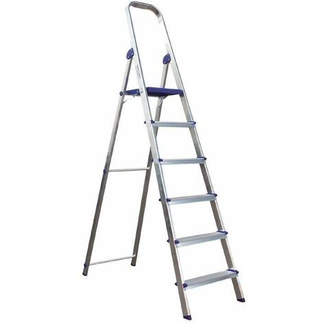 SVELT ESCALERA ALUMINIO TIJERA DOMESTICA 4 PELDAÑOS 1.00
