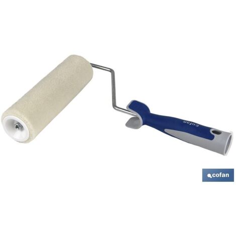 COFAN rodillo lana esmaltar profesional 180mm ø40mm , Este rodillo está fabricado en lana corta angora de muy buena calidad, sirve para esmaltar con una longitud de 180 mm y un diá