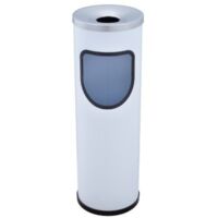 JOFEL PAPELERA CENICERO REDONDA BLANCO 655210 AL70200