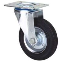 Ruedas Alex serie ZV para transporte industrial BS Placa superior 125mm