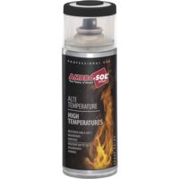 AMBRO-SOL PINTURA ALTA TEMPERATURA 700º NEGRO MATE (SPRAY 400 ML.