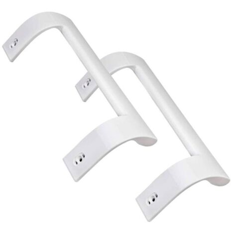 Kit de deux poignées de porte de réfrigérateur adaptables Beko, Saivod 4321270300 2PT-163 (1/3)