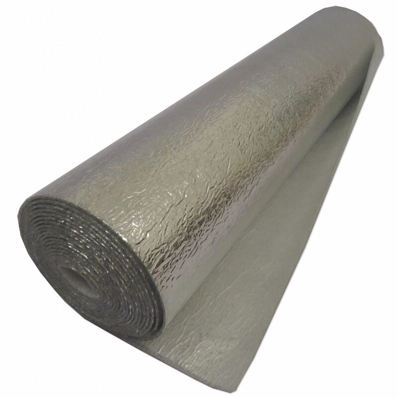 thumbnail image 2 of Yuzet Radiator Heat Reflective Foil – 60cm X 5m Aluminium Bubble Insulation Roll 2 of 6