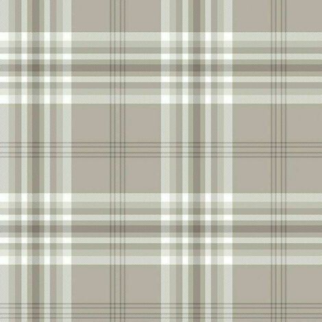 Catherine Lansfield Kelso Check Wall Paper Natural