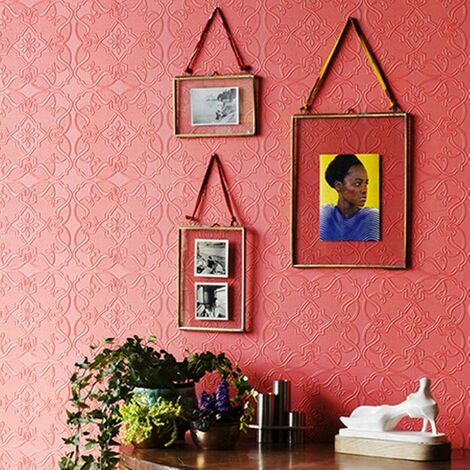 Paintable Anaglypta Wallpaper Luxury Textured Embossed Vinyl Easy Apply Maxwell