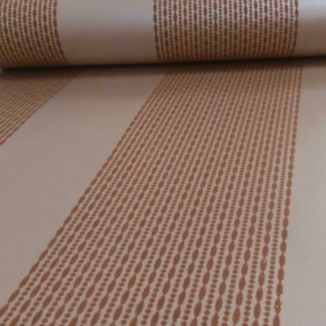 Arthouse Selina Stripe Wallpaper Copper Metallic Glitter Beads Stripey 673500 (1/4)