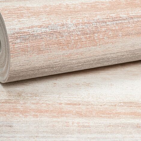 Grandeco Distressed Paint Effect Grey White Plaster Pink Vinyl Wallpaper Feature (1/4)