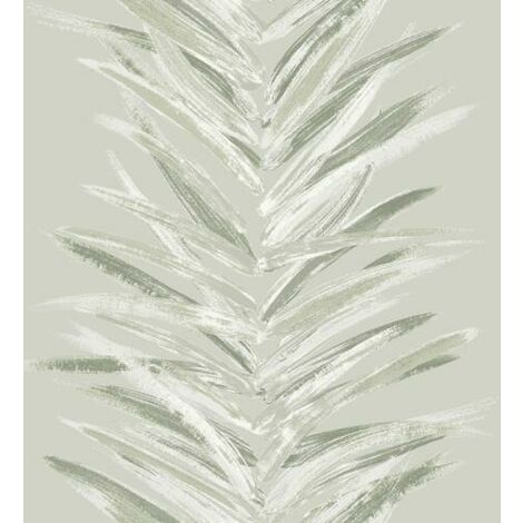 Dhara Leaf Wallpaper Muriva Olive Green 191502 Abstract Leafy Stripes Metallic