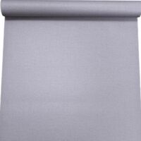 Plain Dark Grey Wallpaper Linen Fabric Effect Smooth Flat Finish Paste The Paper