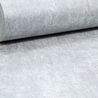 Plain Silver Grey Wallpaper Concrete Industrial Effect Shimmer Metallic Smooth