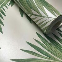 Arthouse Quality Tropical Palm Tree Leaves Green Jungle Nature Wallpaper 906802