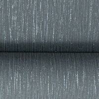Grandeco Plain Black Charcoal Crystal Metallic Glitter Textured Vinyl Wallpaper