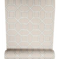 Geometric Taupe Beige Grey Glitter Textured Heavy Vinyl Premium Wallpaper Thick