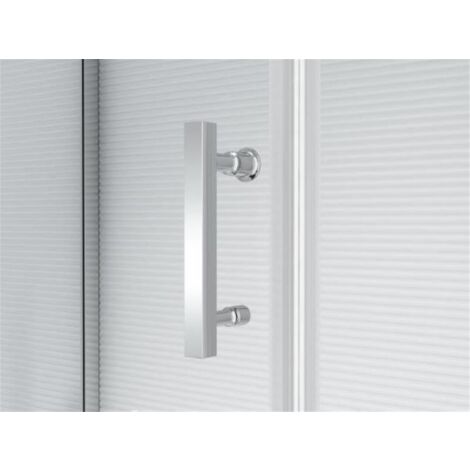 Glaszentrum Hagen - 120x90x195 cm - cabine de douche relevable - cabine de douche - 8mm - verre ESG avec receveur de douche + siphon