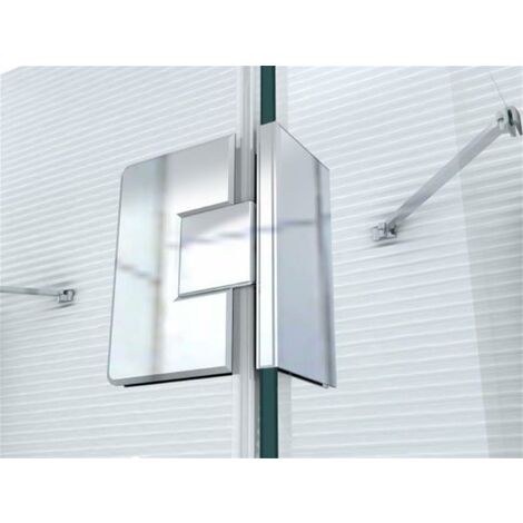 Glaszentrum Hagen - 120x90x195cm Cabine de douche Ares - sans bac de douche