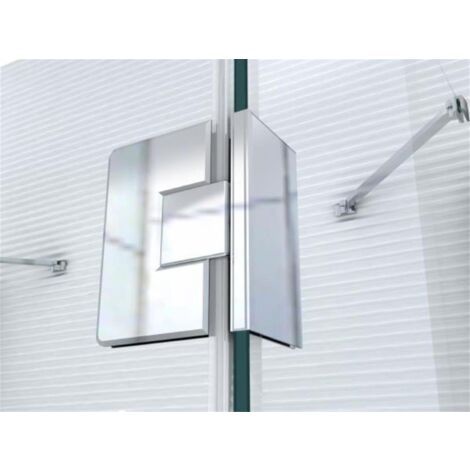 Glaszentrum Hagen - 120x90x195cm Cabine de douche Ares - sans bac de douche