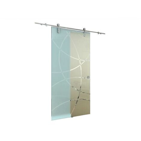 Glaszentrum Hagen - Porta scorrevole in vetro Porta scorrevole 2050x900x8 mm Porta in vetro Porta della camera, Zirkula, ESG