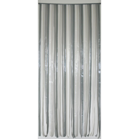 Rideau portière Capri 100 x200  cm gris