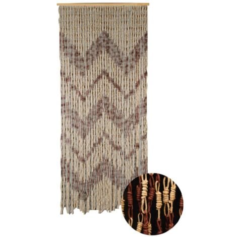 Rideau portière Maïs Dakar 90 x200  cm bicolore