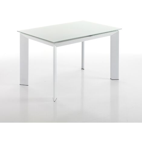 HOMCOM Tavolino Da Salotto Con Ripiano In Vetro Temperato E Mensola Struttura In Mdf 100x55x45cm Quercia Bianca~833 949