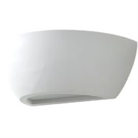 Applique in ceramica bianca cm. L31,5 x P16 x H11