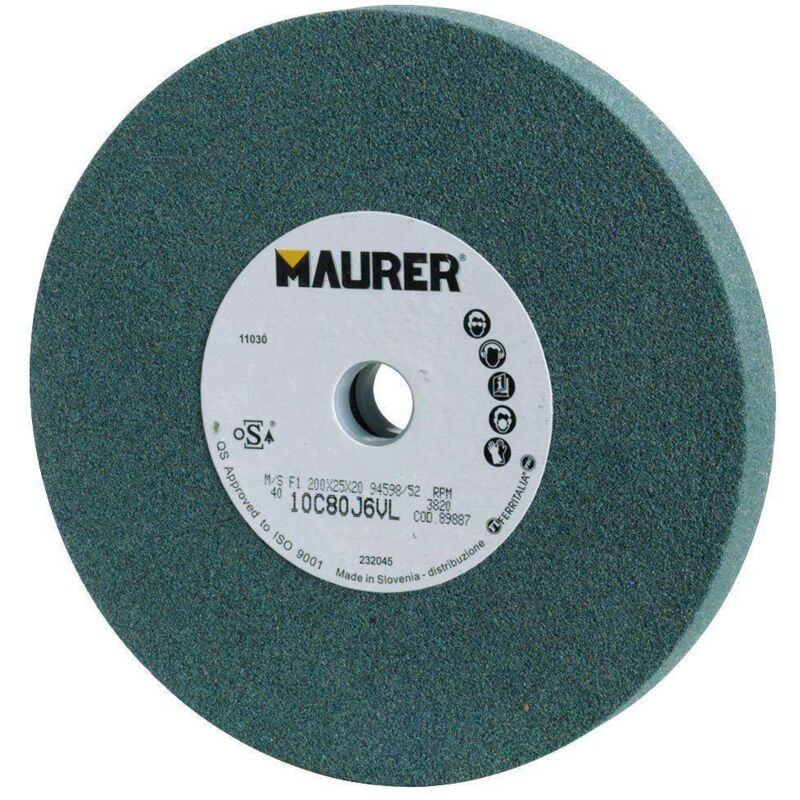 Meule Carbure De Silicium Vert Grain 80 – Diamètre 125 Mm, Ouverture 20 Mm, Pour Meuleuse D'angle - 6