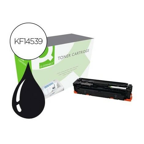 Toner q-connect compatible hp cf410a para color laserjet pro m377 / m452 /  mfp m477 negro 2300 pag