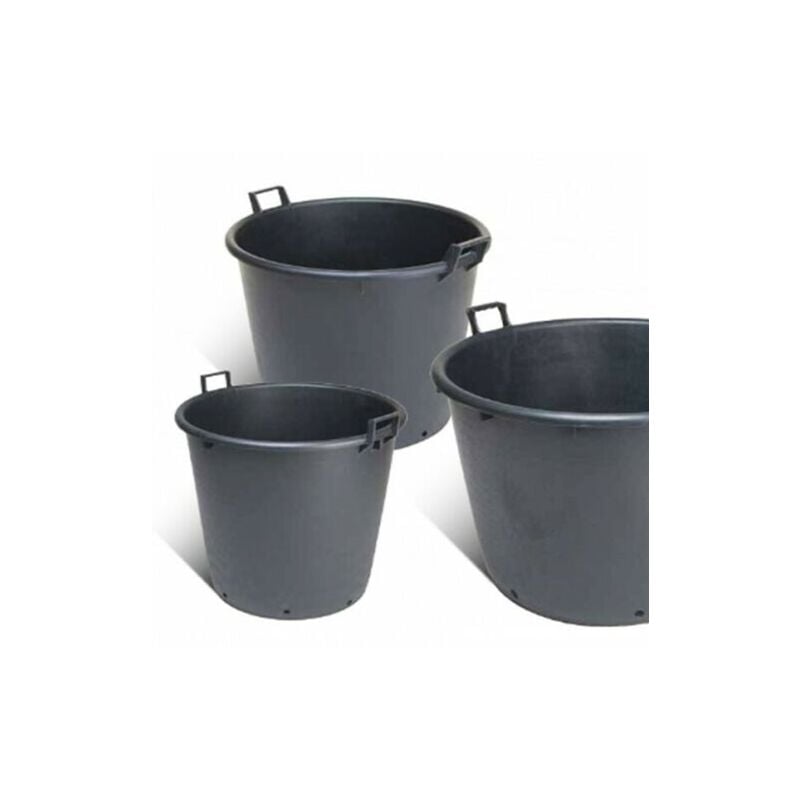 Mastello in plastica nero n.3 (40 l) heavy duty