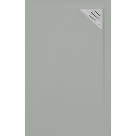 Plato de ducha resina TRINITY GRIS  70x110 cm Rejilla Derecha