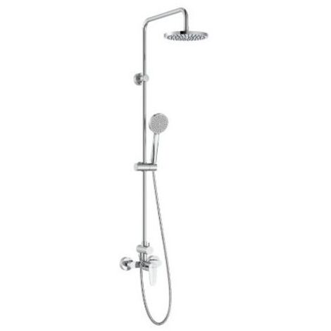 ROCA M-Basic - Columna de ducha monomando VICTORIA con altura fija Cromado