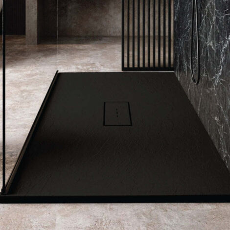 Plato De Ducha Resina VIC NEGRO 120x130 Cm plato-de-ducha-resina-vic-negro-120x130-cm