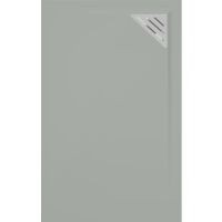 Plato de ducha resina TRINITY GRIS 70x150 cm Rejilla Derecha