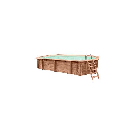 Piscina in legno fuori terra JARDIN 814 Liner sabbia