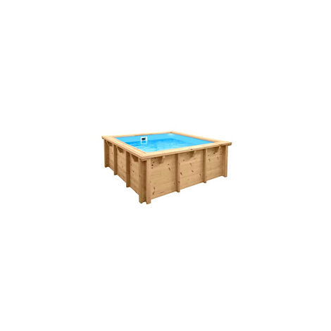 Mini Piscina in legno fuori terra per bambini JARDIN BABY 210x210
