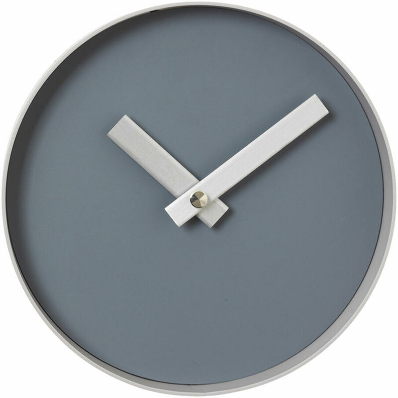 Blomus RIM Wanduhr, Uhr, Stahl, matt, 65908 cm, Edelstahl Ashes Steel Gray, of Roses, Kunststoff, 20