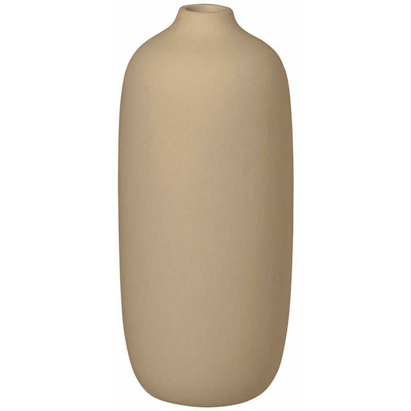 Blomus Vase Ceola, Dekovase, Blumenvase, Keramik, Nomad, H 18 cm, D 8 cm,  66172