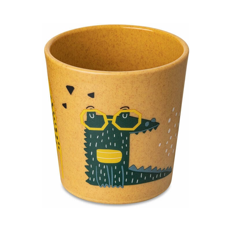 Koziol Becher Connect Zoo, 190 Wood, Kinderbecher, ml, Cup Nature Kunststoff-Holz-Mix, S 1434702