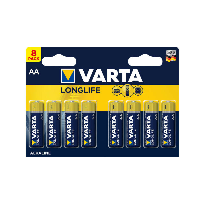 Varta Batterie Alkaline, Mignon, AA, LR06, 1.5V (04106 101 418)