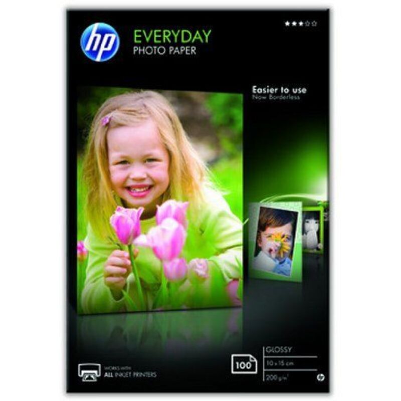 Hewlett Packard HP Everyday Photo Paper, Glossy, Foto Papier, glänzend