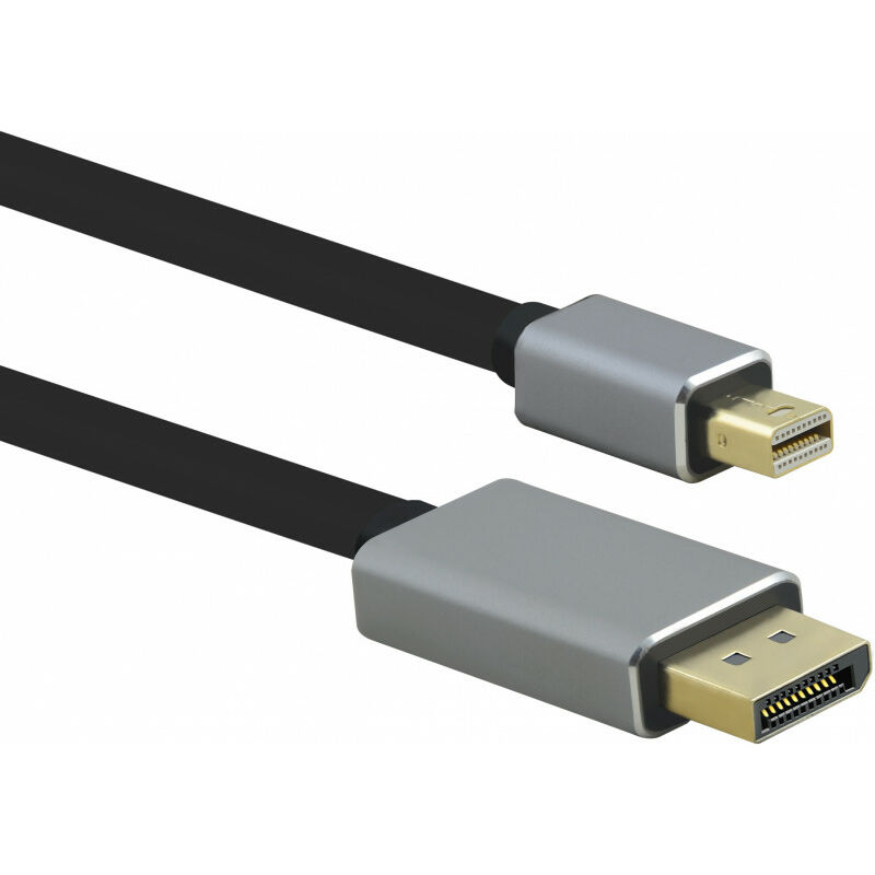 Helos Anschlusskabel, mini DisplayPort St./DP St., PREMIUM 8K, 1