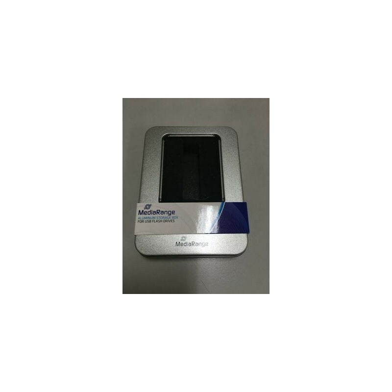 MediaRange AluminiumBox Aufbewahrung von USB Sticks silber (BOX901)