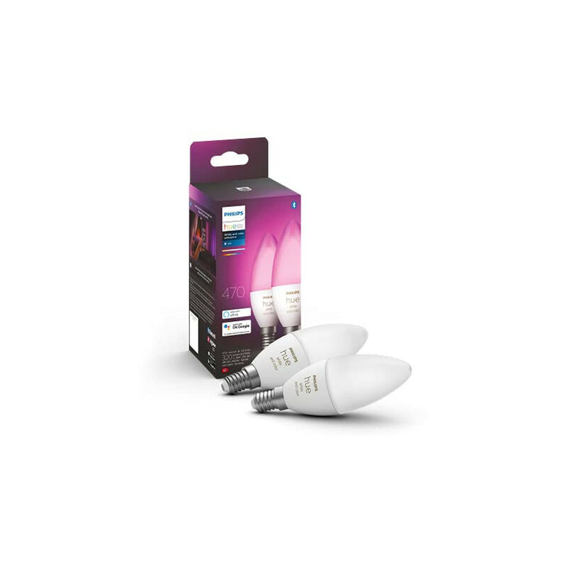 Philips Hue White & Color Ambiance E27 – Smarte LED Mit 16 Mio. Farben & Smart Button