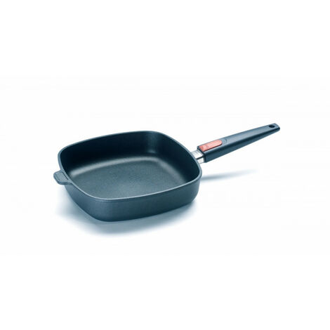 Woll 1628-1IL Sartén parrilla de titanio para inducción de 28x28 cm