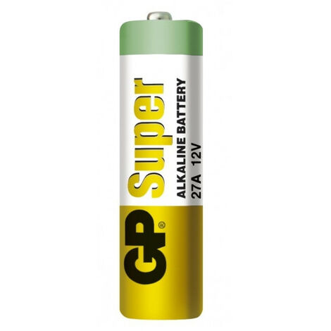 Battery battery Alkaline, 27A, 12V, GP, blister pack, 1er (27AF-2C)