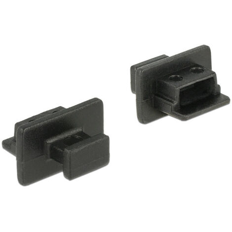 InLine Staubschutz Für USB-B Buchse – 50er Pack, Schwarz | Schutz Vor Schmutz